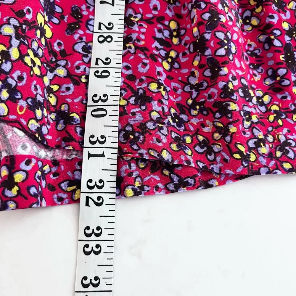 Maan girls floral button front dress size 12